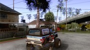 Chevrolet Blazer K5 Monster Skin 1 для GTA San Andreas миниатюра 4