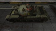 Контурные зоны пробития Т-62А для World Of Tanks миниатюра 2