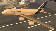 Airbus A380-800 для GTA San Andreas миниатюра 3