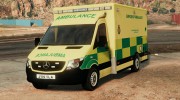 2014 British Mercedes Sprinter Ambulance for GTA 5 miniature 1