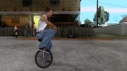Unicycle для GTA San Andreas миниатюра 5