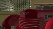 Cord 812 Charged Beverly Sedan 1937 for GTA Vice City miniature 2