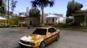 BMW E34 535i Taxi для GTA San Andreas миниатюра 1