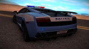 Lamborghini Gallardo LP 570-4 2011 Police v2 для GTA San Andreas миниатюра 4