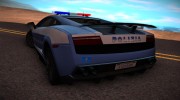 Lamborghini Gallardo LP 570-4 2011 Police v2 para GTA San Andreas miniatura 4