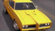 Pontiac GTO 1968 для GTA San Andreas миниатюра 8