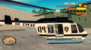 Вертолет из GTA 4 v2 для GTA 3 миниатюра 2