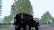 2012 Jeep Wrangler Rubicon для GTA San Andreas миниатюра 4
