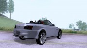 Honda S2K Convertible для GTA San Andreas миниатюра 3