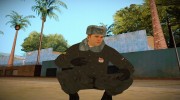Милиционер в зимней форме V2 для GTA San Andreas миниатюра 5