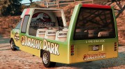 Jurassic Park Tour Bus V1.1 для GTA 5 миниатюра 2