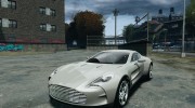Aston Martin One 77 2012 для GTA 4 миниатюра 1