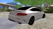 Mercedes-Benz C63S AMG Coupe 2016 para GTA San Andreas miniatura 2