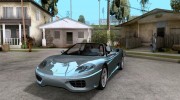 Ferrari 360 Spider для GTA San Andreas миниатюра 1