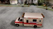 Ford Econoline Ambulance для GTA San Andreas миниатюра 2