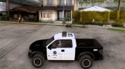 Ford Raptor Police для GTA San Andreas миниатюра 2