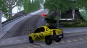 Dacia Logan 2008 LS Taxi для GTA San Andreas миниатюра 2