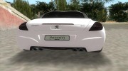 Peugeot RCZ для GTA Vice City миниатюра 4