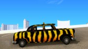 Zebra Cabbie para GTA San Andreas miniatura 5