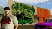 Grove Street 4 Life Wall для GTA San Andreas миниатюра 1