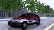 Honda CR-X 1991 для GTA San Andreas миниатюра 11