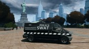 Ford Transit SWAT для GTA 4 миниатюра 5
