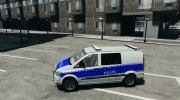 German Police Mercedes Benz Vito [ELS] for GTA 4 miniature 2