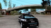 Pontiac G8 Police para GTA San Andreas miniatura 3