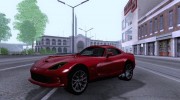 Dodge SRT Viper GTS 2013 для GTA San Andreas миниатюра 1