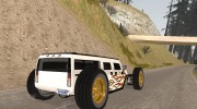 Hummer H2 The HumROD для GTA San Andreas миниатюра 12