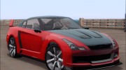 GTA V Elegy RH8 Twin-Turbo (IVF) для GTA San Andreas миниатюра 1