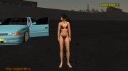 Pretty Beach Girl для GTA San Andreas миниатюра 6