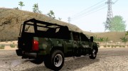 Chevrolet Silverado 3500 Military для GTA San Andreas миниатюра 3