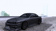 Nissan Silvia S14 RB26DETT Black Revel para GTA San Andreas miniatura 8