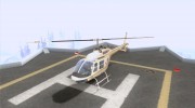 Bell 206 B Police texture4 para GTA San Andreas miniatura 1