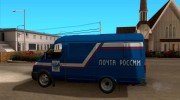 ГАЗель 2705 Почта России para GTA San Andreas miniatura 2