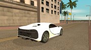 Bugatti Chiron 2017 для GTA San Andreas миниатюра 2