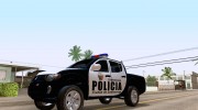 Mitsubishi L200 POLICIA - Ciudad de Zamboanga для GTA San Andreas миниатюра 1