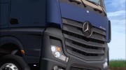 Mercedes-Benz Actros MP4 Stream Space black  6x4 V2.0 для GTA San Andreas миниатюра 9