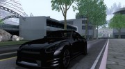 Nissan GTR Black Edition для GTA San Andreas миниатюра 5