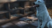 Белая собака «Призрак» para Fallout 4 miniatura 3