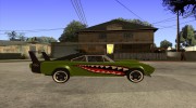 Dodge Charger RT SharkWide для GTA San Andreas миниатюра 5