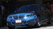 BMW M235i Coupe для GTA 5 миниатюра 5
