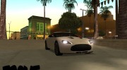 Aston Martin V12 Zagato для GTA San Andreas миниатюра 2