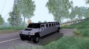 Hummer H2 Stretch для GTA San Andreas миниатюра 1