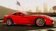 2013 Dodge Viper SRT для GTA San Andreas миниатюра 2