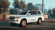 Toyota Land Cruiser NSW Police for GTA 5 miniature 1