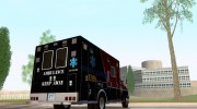 Ford E-350 AMR. Bone County Ambulance для GTA San Andreas миниатюра 3