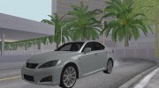 Lexus IS F для GTA San Andreas миниатюра 1