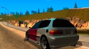 Honda Civic Hellaflush для GTA San Andreas миниатюра 3